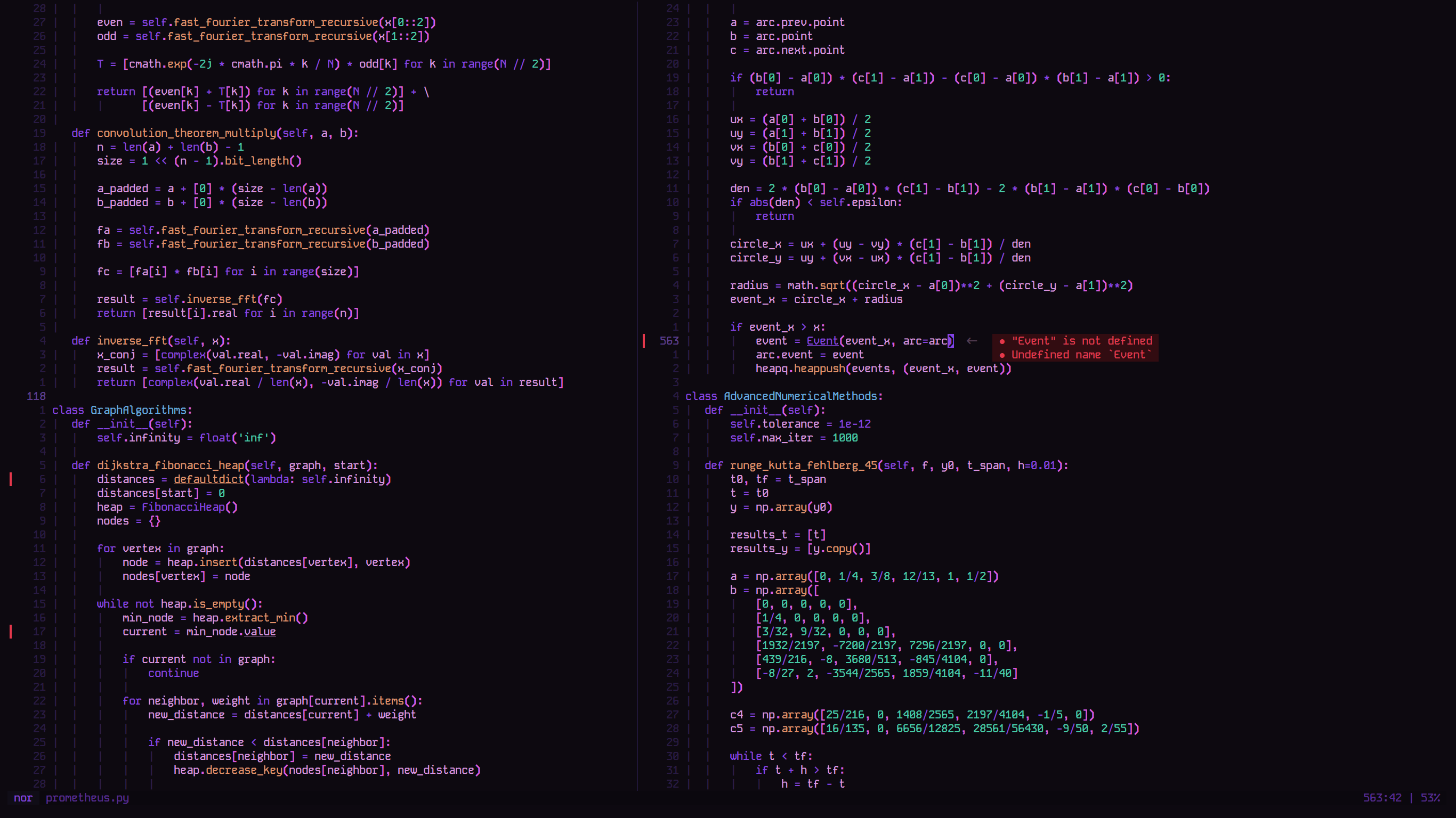 Grape Variant in Neovim